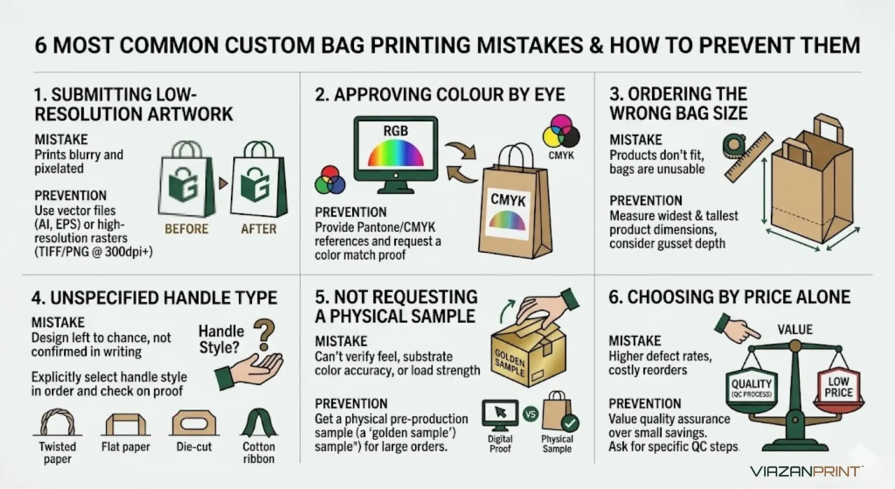 The 6 Most Common Custom Bag Printing Mistakes