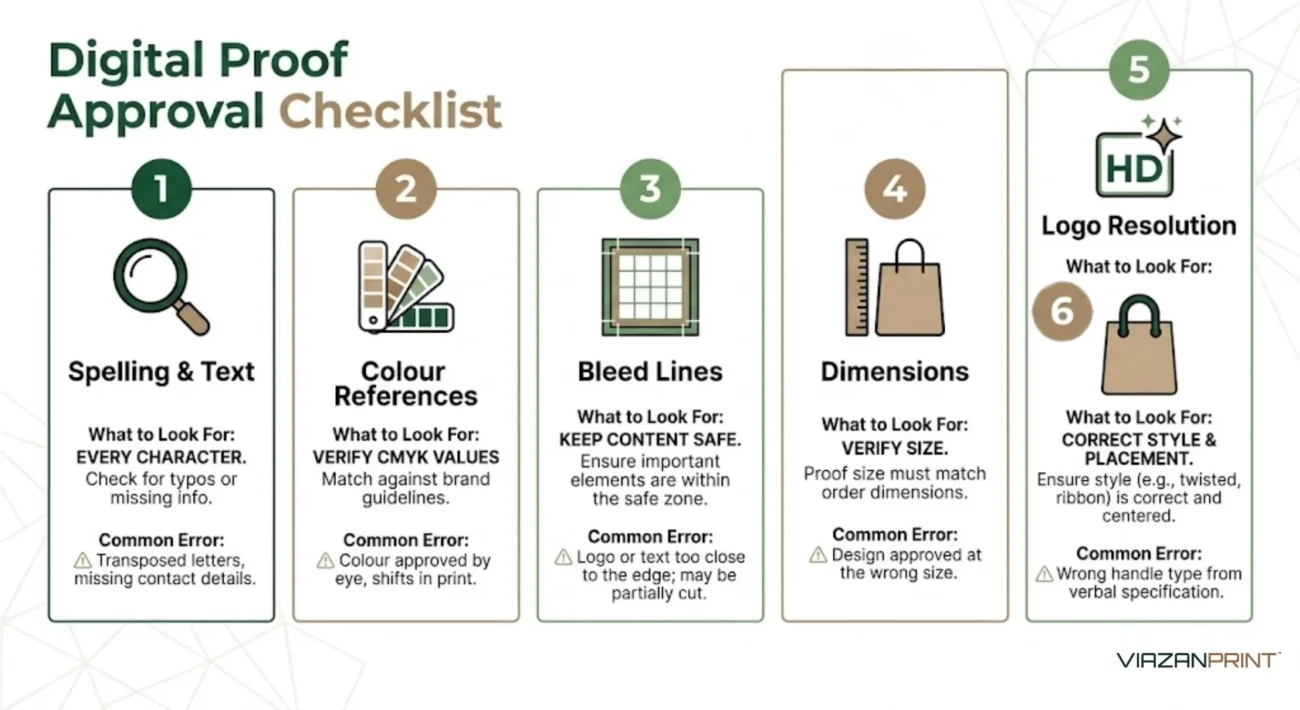 digital proof approval checklist